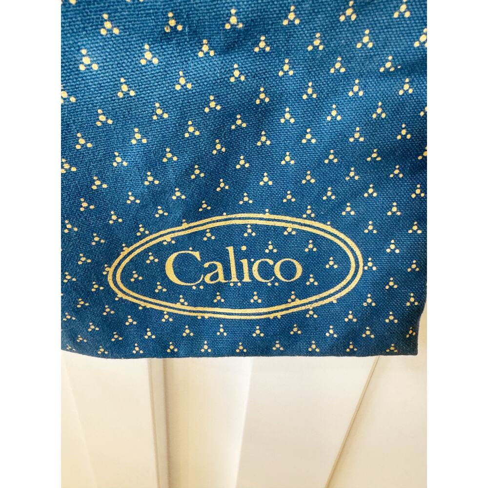Vintage 90s Calico Canvas Market Tote - Picture 2 of 4